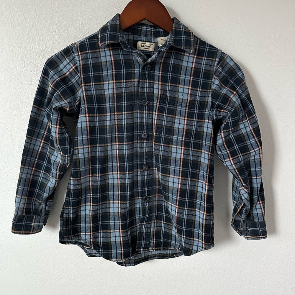 L.L. Bean Kids Plaid Button Down Shirt
